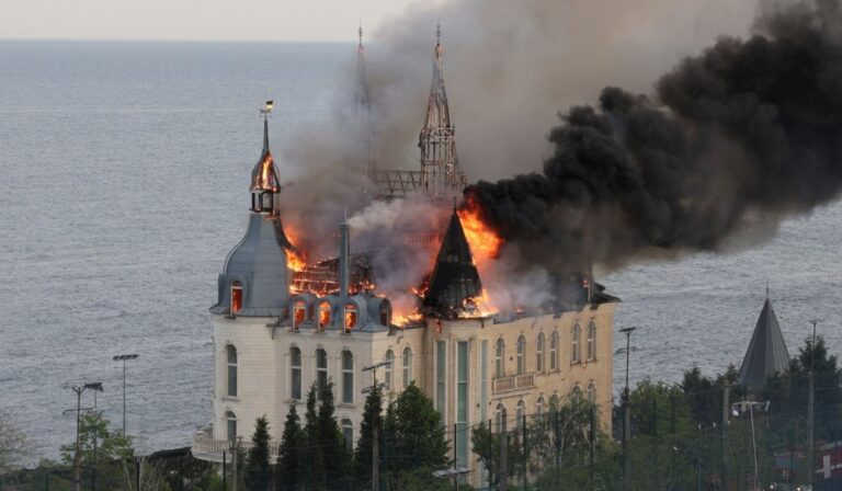 Rusia bombardeó “Castillo de Harry Potter” en Ucrania