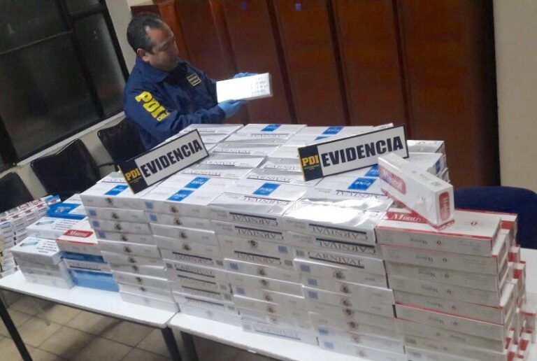 Alza en contrabando de tabaco deja a la Macrozona Centro en la mira