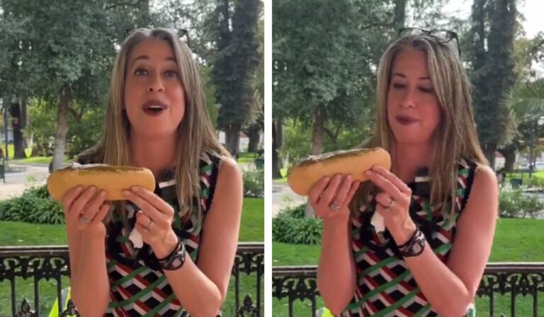 Completos mojados de Talca asombraron a embajadora estadounidense