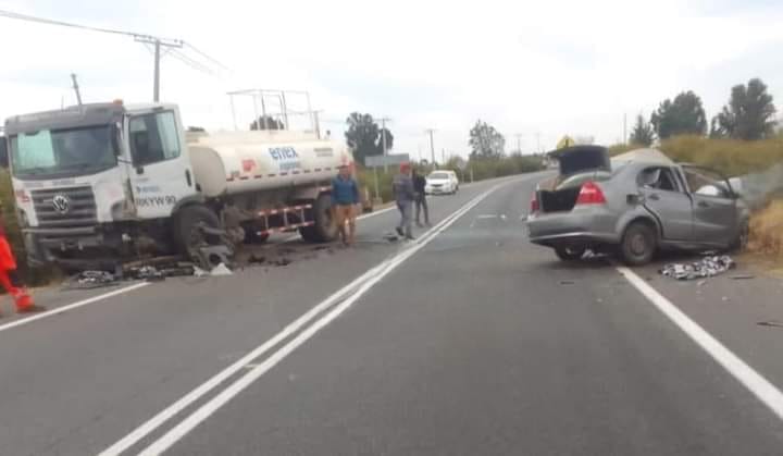 Cauquenes: accidente en la Ruta 128 mantiene suspendido el tránsito