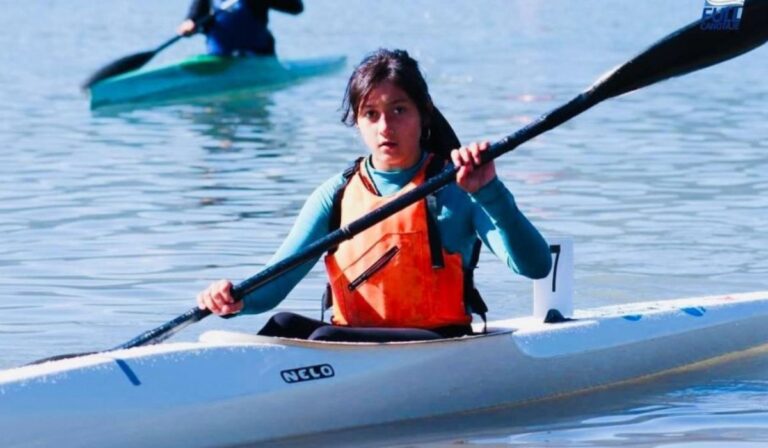Estudiante talquina de sexto básico triunfó en Campeonato Nacional de Canotaje