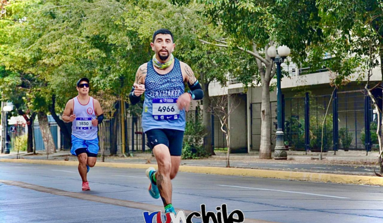 ¡Tiempo récord! Corredor talquino termina maratón en 2:59 horas