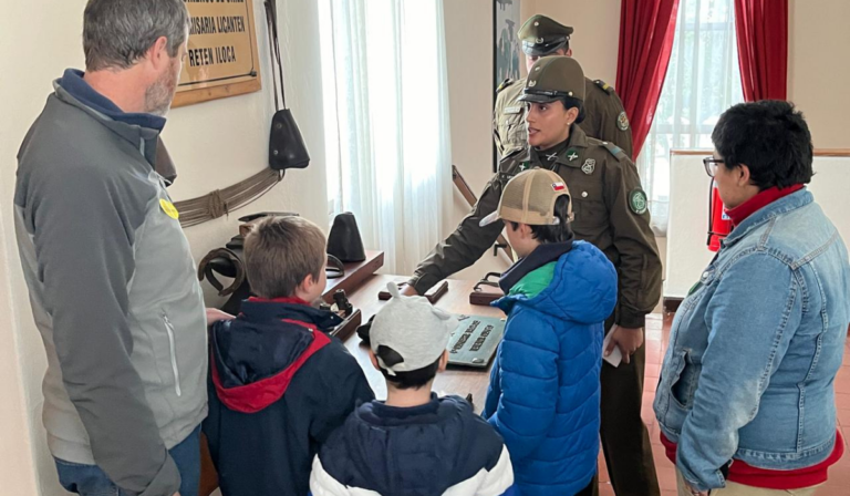 ¡Solo por hoy! Carabineros abrió las puertas de la prefectura de Talca