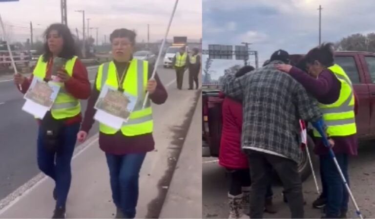 Mujer que camina hacia La Moneda para exigir una vivienda digna recibió casa del Gobierno y la vendió