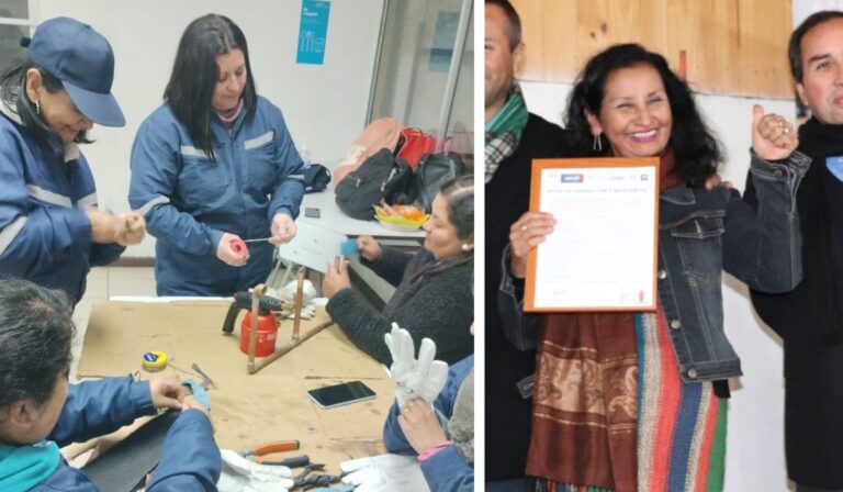 Río Claro: Mujeres Jefas de Hogar de Río Claro recibieron capacitación en gasfitería