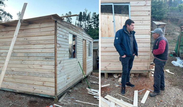Municipio de Vichuquén entregó casa a familia que residía en vivienda dañada