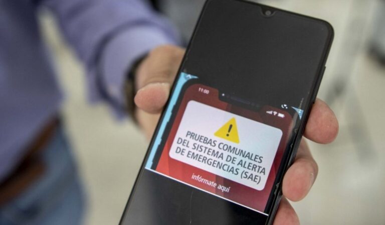 ¡Atento a tu celular! Realizarán pruebas del Sistema de Alerta de Emergencia (SAE) en el Maule