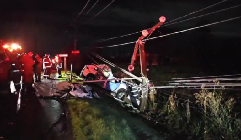 Dos víctimas fatales dejó un accidente de tránsito en la Ruta J-60