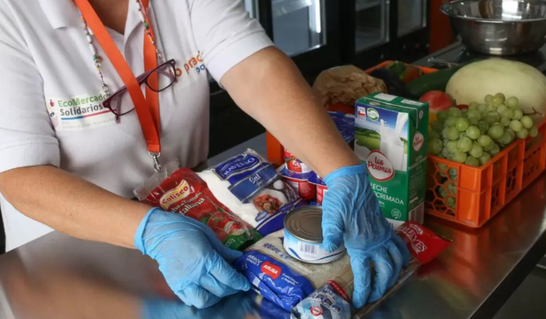Exitosa estrategia: EcoMercado Solidario entrega alimentos a estudiantes y familias de Linares