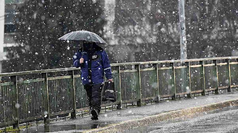 Alerta meteorológica: sistema frontal traerá lluvias y ráfagas de hasta 70 km/h