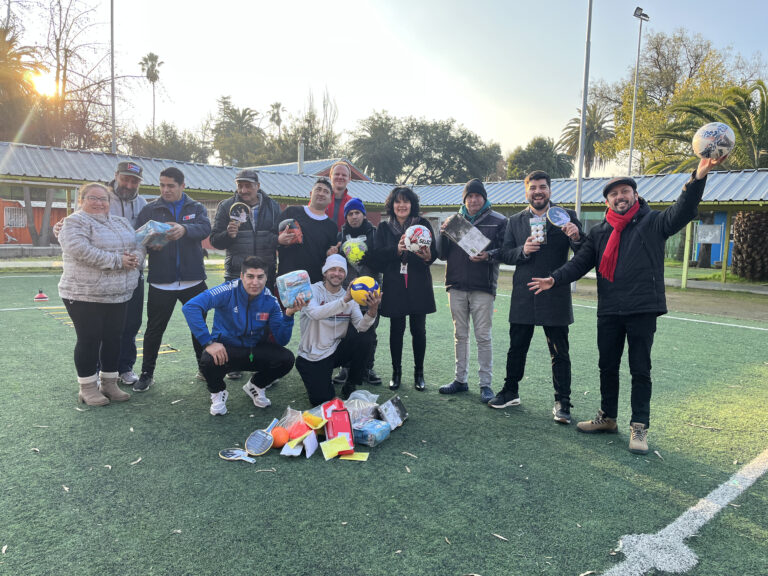 Implementación deportiva llega al albergue “Noche Digna” de Talca
