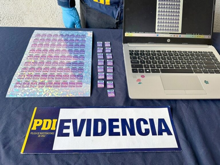 PDI detuvo a mujer en Talca por vender sellos falsificados de pase escolar