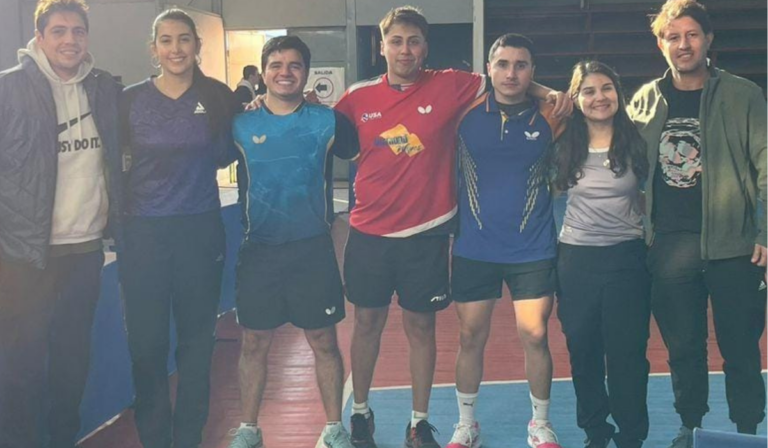 Jugadores de tenis de mesa región del Maule