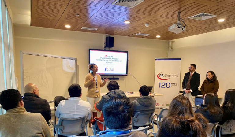 INACAP Sede Talca realiza talleres de Prevención del Delito para colaboradores de PF Alimentos