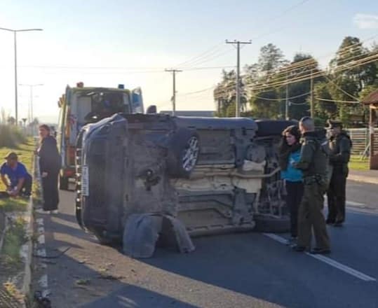 Accidente de tránsito en la ruta CH-115 camino a San Clemente deja un herido
