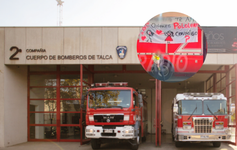 Suspendido por romántico: Bombero de Talca fue sancionado por propuesta de pololeo con carro bomba