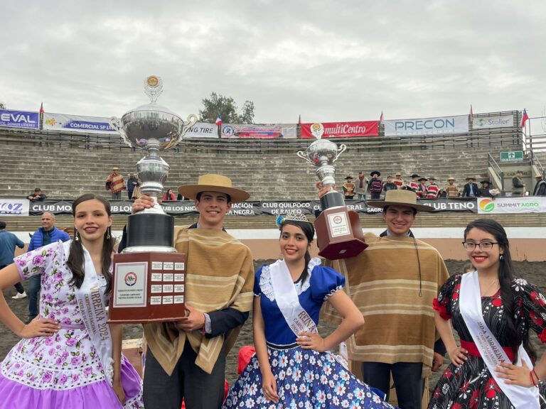 Agustín Escobedo y José Tomás Alvayay se adjudicaron el Campeonato Nacional Escolar de Rodeo 2024