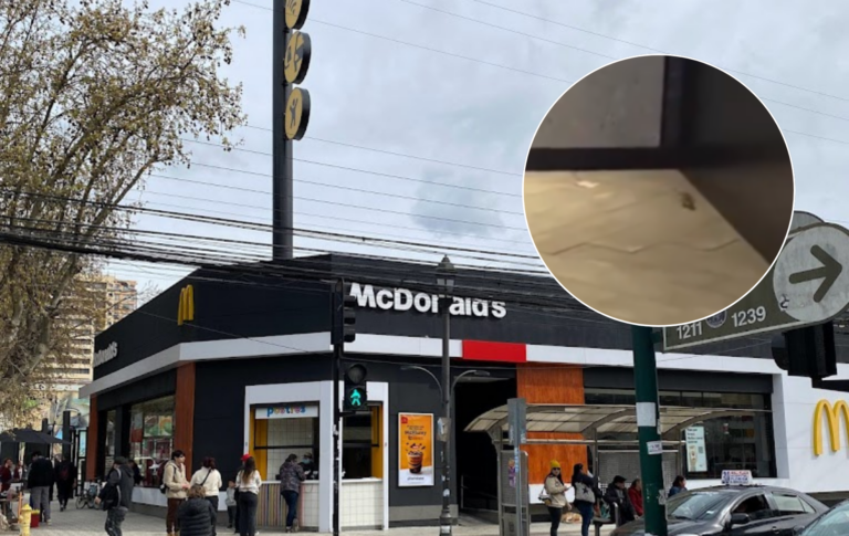 Instruyen sumario sanitario a McDonald’s en Talca tras la difusión de un video que muestra un ratón en el local