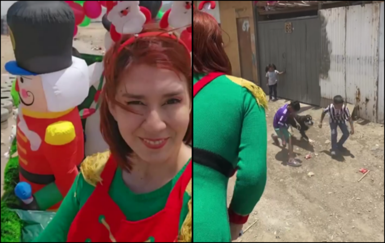 Diputada Catalina Pérez es criticada en redes sociales por ‘lanzar’ regalos a niños de Antofagasta