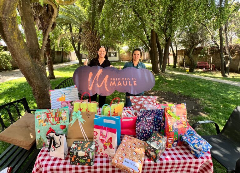 “Navidad con sentido”: Hogares de Cauquenes y Linares reciben regalos de la campaña de Prefiero el Maule