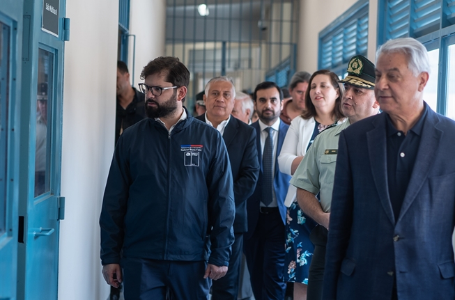 Presidente Boric inauguró el Centro Penitenciario La Laguna en Talca: una de las cárceles más modernas de Sudamérica