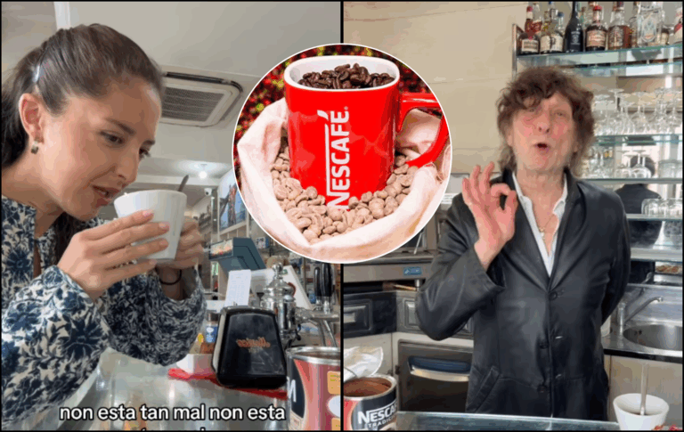 Barista italiano con 55 años de experiencia prueba Nescafé y su reacción se vuelve viral