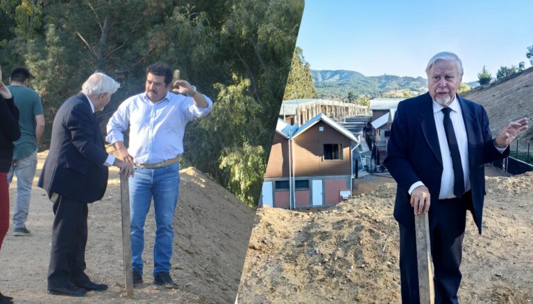 Diputado Roberto Celedón fiscaliza en terreno riesgo geológico que amenaza a Villa El Esfuerzo en Licantén