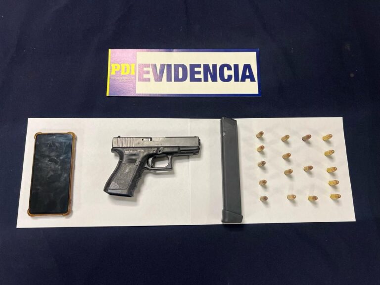 Detienen a 4 sujetos por delitos asociados a drogas y armas en Linares y Romeral