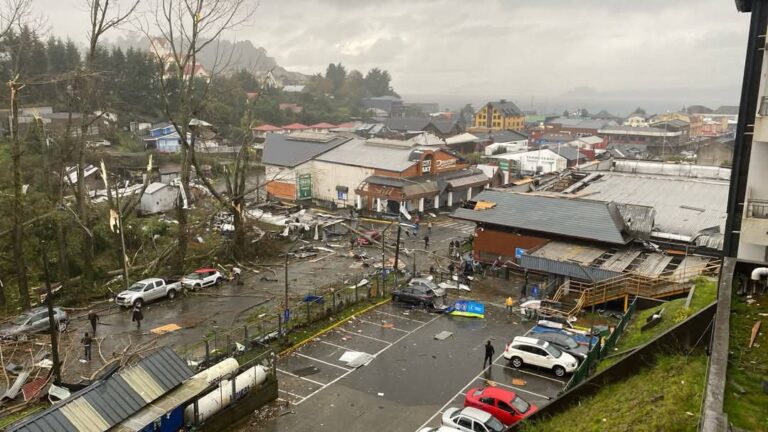 Tornado en Puerto Varas deja más de 250 viviendas dañadas y ocho heridos
