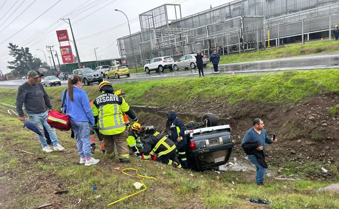 Accidente en Ruta 5 Sur deja una persona herida