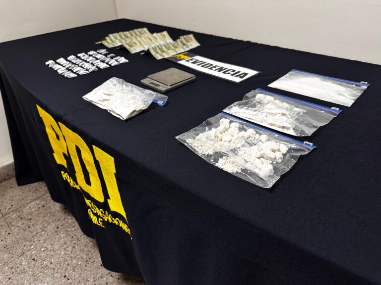 Detienen a pareja con medio kilo de droga en Talca