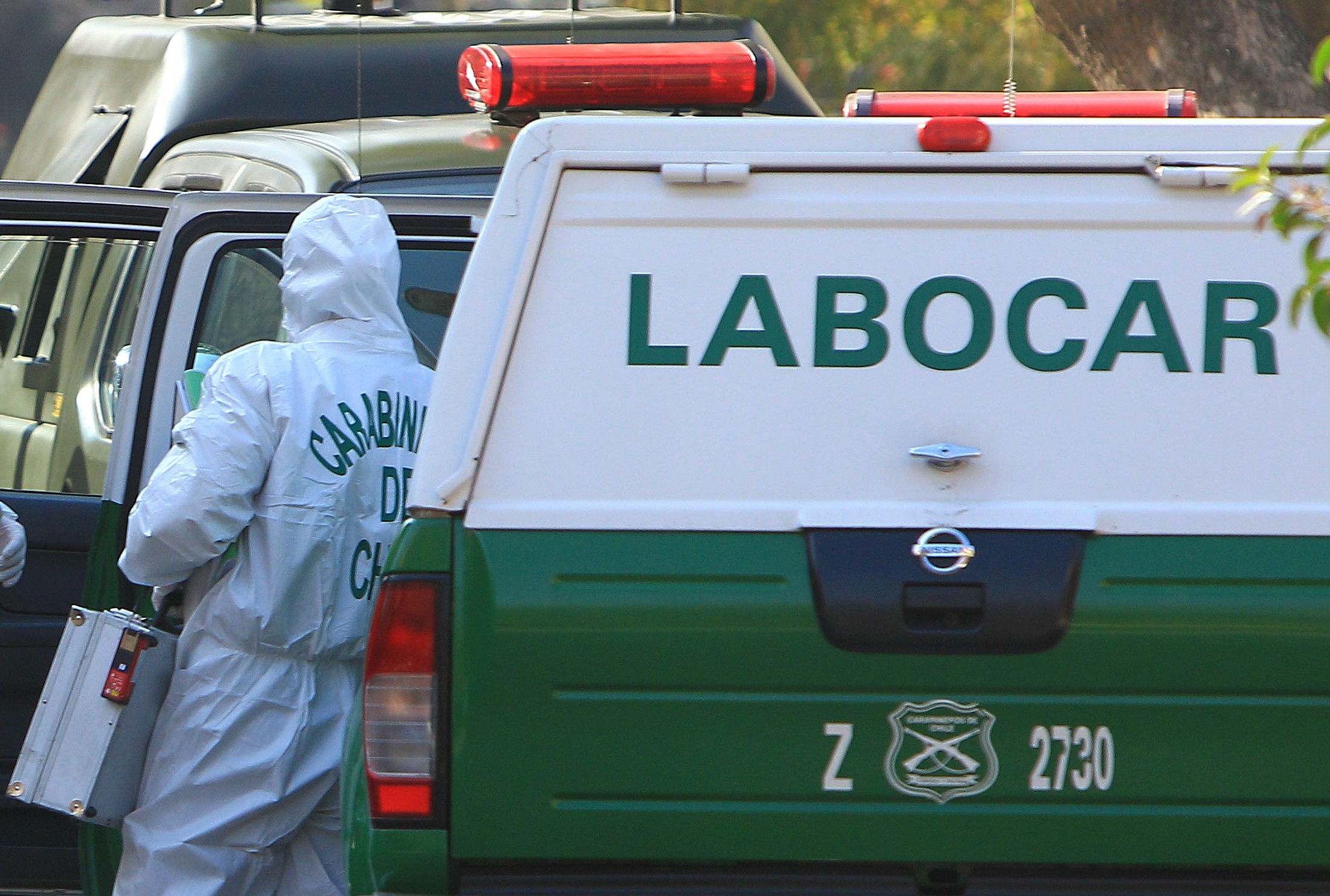 Peritos de Labocar investigan incendio en San Javier