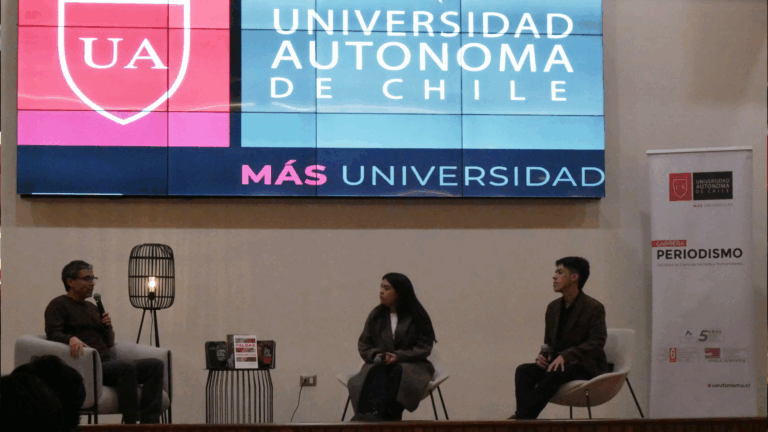 Destacado periodista dicta charla sobre periodismo de investigación en la Universidad Autónoma de Talca