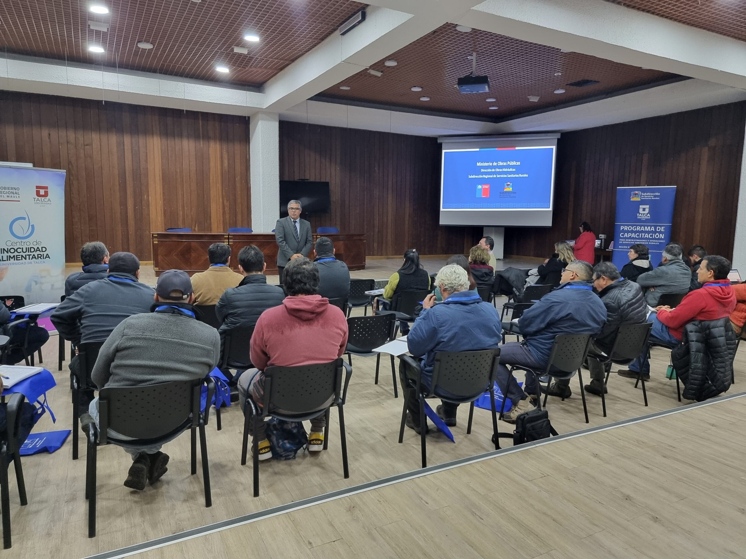 Capacitación a trabajadores de Servicios Sanitarios Rurales del Maule