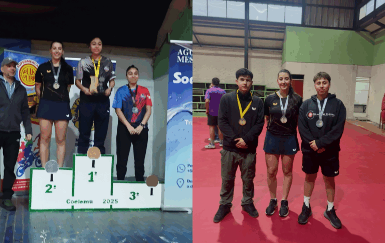 Promesas del tenis de mesa maulino destacan en campeonato interzonal federado