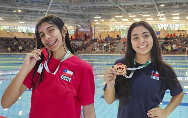 Talento chileno en Hungría: Talquina Amelia Guíñez sube al podio en los 400 metros libres