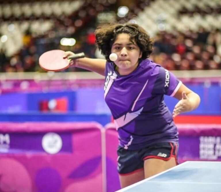 Tenis de mesa: Joven deportista de San Javier obtuvo el primer lugar en categoría juvenil superior