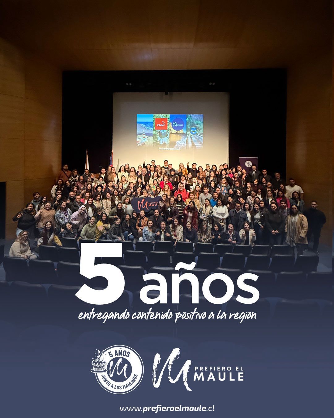 #PrefieroElMaule celebra 5 años con más de 109 mil publicaciones