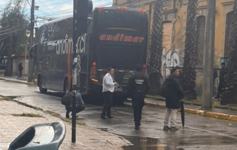 Adulto mayor muere atropellado por bus en pleno centro de Curicó