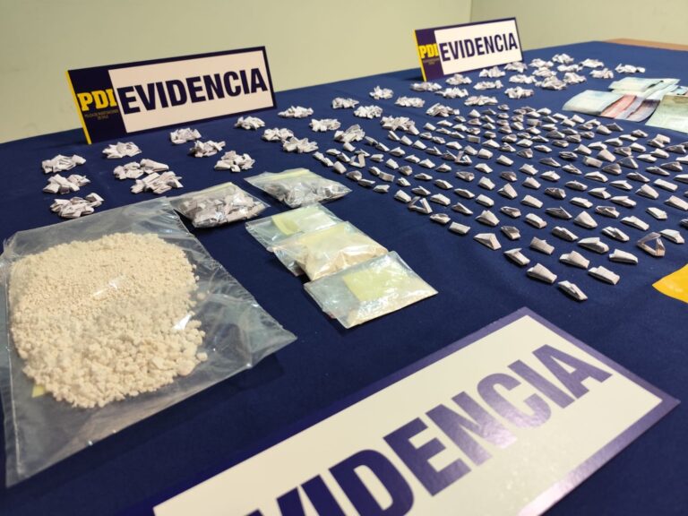 Tres detenidos por tráfico de drogas tras operativo en San Javier: incautaron más de 600 dosis de cocaína