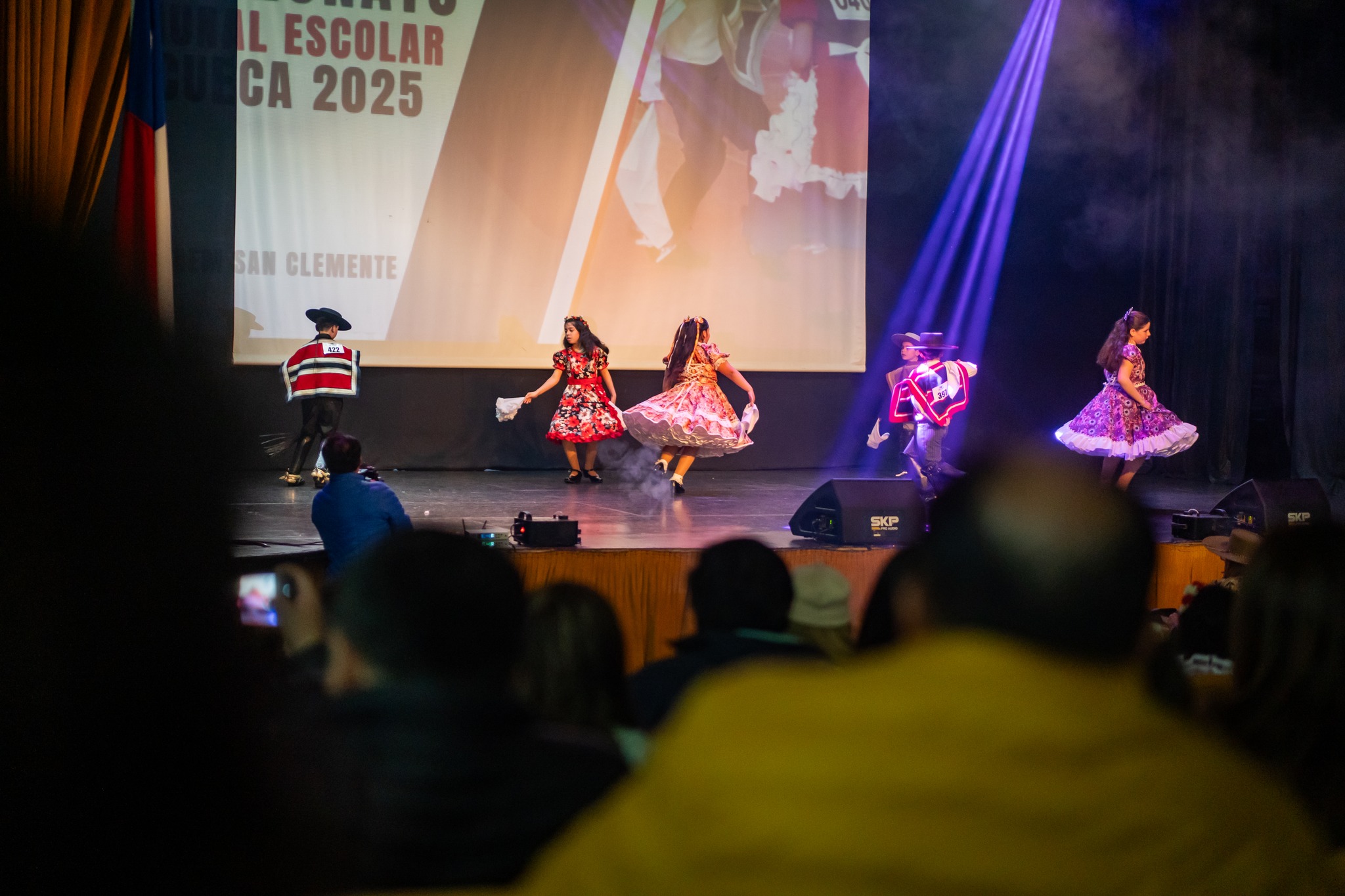 Campeonato escolar de cueca en San Clemente