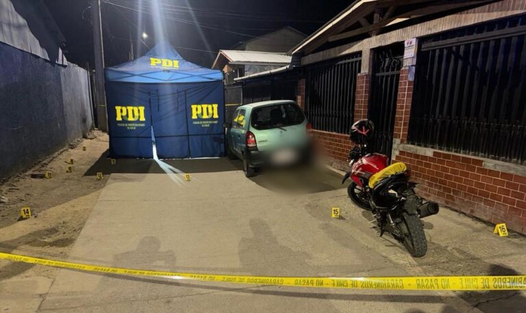 Joven de 29 años muere baleado en la Población José Miguel Carrera de Talca