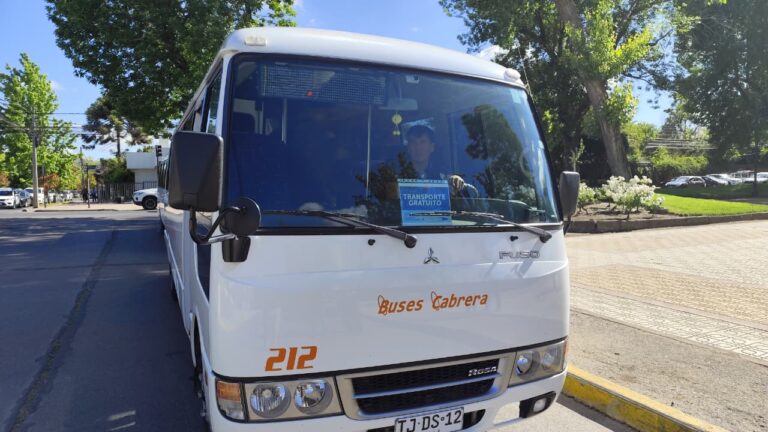 Más de 100 servicios especiales: transporte público gratuito garantizará participación electoral en el Maule