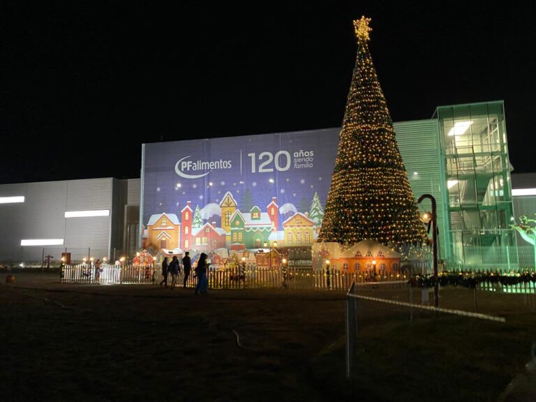 PFalimentos abre su temporada navideña con espectáculo familiar en Talca