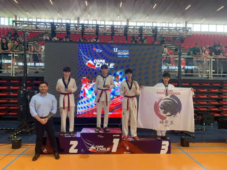 Club talquino de taekwondo destaca en competencia nacional