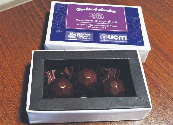 Desde el Maule crean chocolate funcional que ayuda a combatir el cáncer gástrico