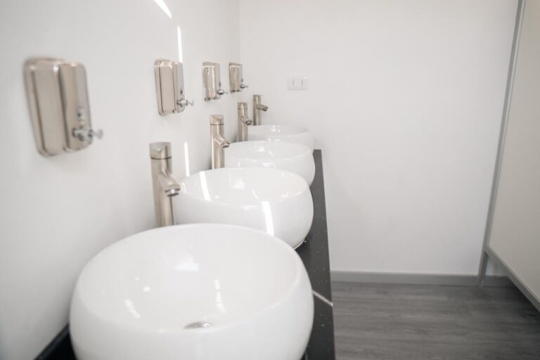 Primeros baños públicos llegan al centro de Pelarco para atender a vecinos y visitantes