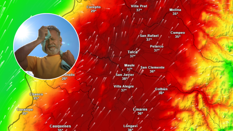 Ola de calor en la zona central sería el primer evento extremo de 2026: Talca superaría los 37 °C