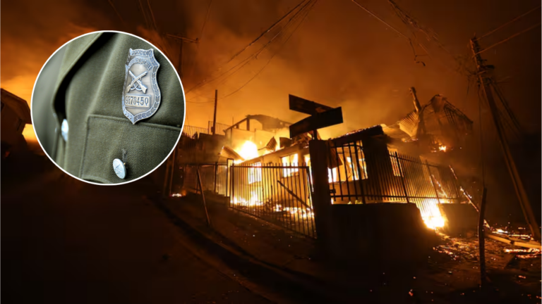 Carabinera permanece internada tras rescatar a su familia de incendios en Biobío: “25% de su cuerpo comprometido”