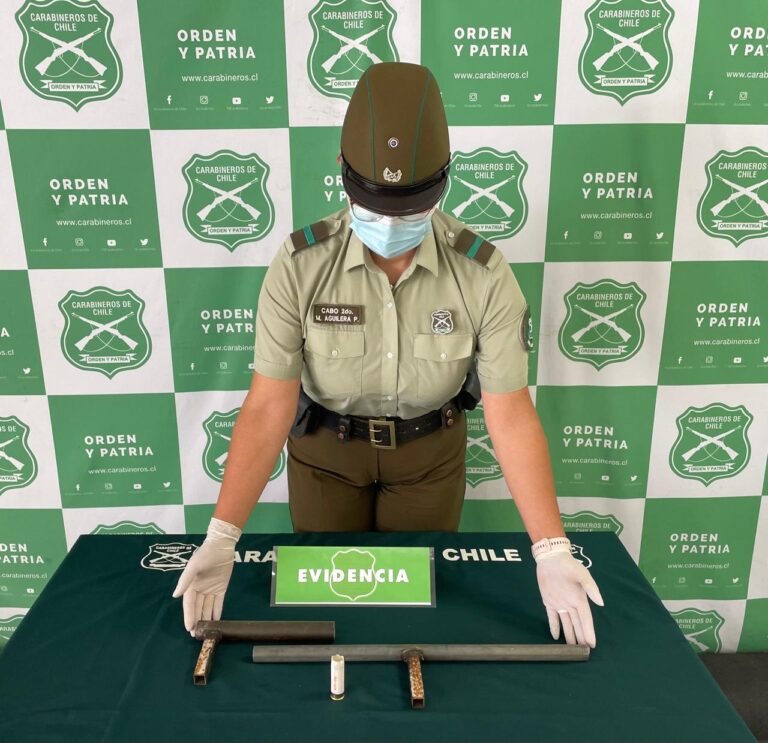 Operativos policiales en Parral y Retiro dejan cuatro detenidos e incautación de armas hechizas